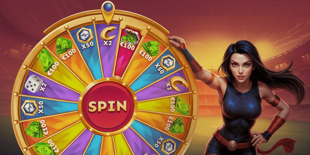 Spinn Wheel of Fortune og vinn Opptil  10 000 kr    